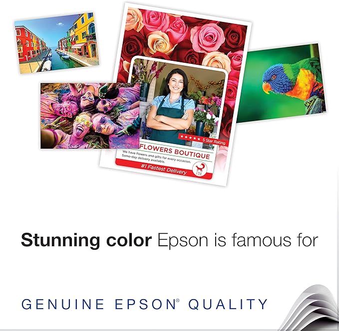 Epson S041727 Premium Photo Paper, 68 lbs., High-Gloss, 4 x 6 (Pack of 100 Sheets),White