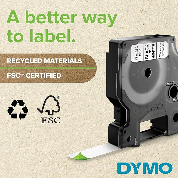 DYMO Desktop Label Maker | LabelManager 210D All-Purpose Portable Label Maker, Easy-to-Use, One-Touch Smart Keys, QWERTY Keyboard, Large Display, for Home & Office Organization (Pack of 6)