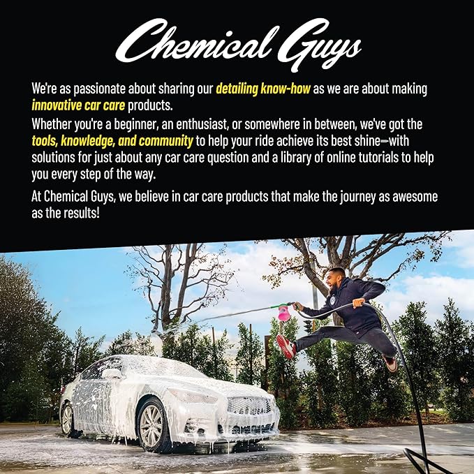Chemical Guys Creeper Rolling Bucket Dolly - Heavy Duty Mobile Dolly Cart for Car Wash, Detailing, and Garage Use, 5 Caster Wheels with 360° Rotation, Fits Standard 3.5 to 7.5 Gallon Buckets