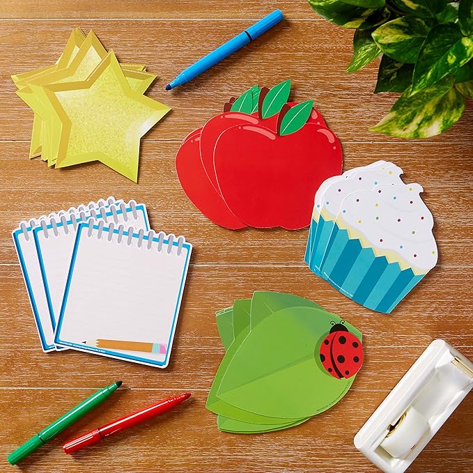 Eureka Notebook Paper Cut-Out Classroom Decorations for Teachers, 36 Pieces