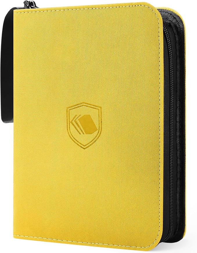 440 Pockets Trading Card Binder, PU Cover Zipper Card Collection Album, Sturdy Card Folder Holder for MTG, TCG, Game Cards, Sports Cards