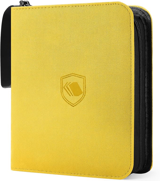 1200 Pockets Trading Card Binder, PU Cover Zipper Card Collection Album, Sturdy Card Folder Holder for MTG, TCG, Game Cards, Sports Cards