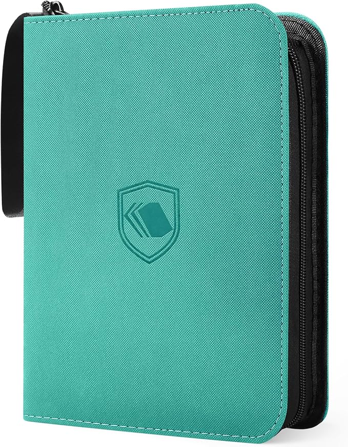 900 Pockets Trading Card Binder, PU Cover Zipper Card Collection Album, Sturdy Card Folder Holder for MTG, TCG, Game Cards, Sports Cards