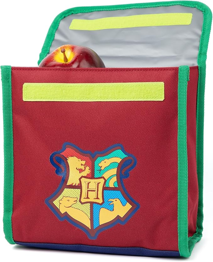 Harry Potter 4 Piece Backpack Set | Kids Hogwarts Rucksack Bundle with School Bag, Pencil Case, Lunch Bag & Water Bottle