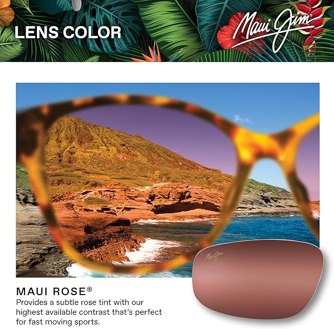 Maui Jim Polarized Men's and Women's Hookipa Rimless Reading Sunglasses