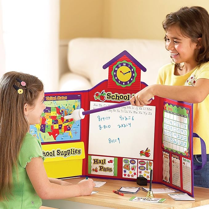 Learning Resources Pretend & Play School Set, Pretend Teacher Play School Set, 149 Pieces, Ages 3+ - Standard Packaging