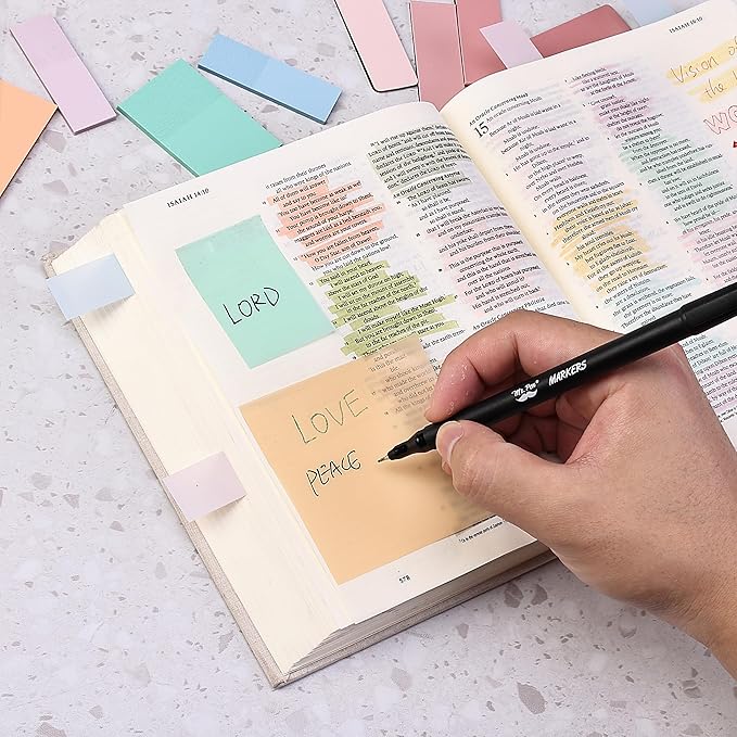 Mr. Pen- Bible Journaling Kit, 127 pcs, Bible Study Supplies, No Bleed Bible Highlighters and Pens No Bleed
