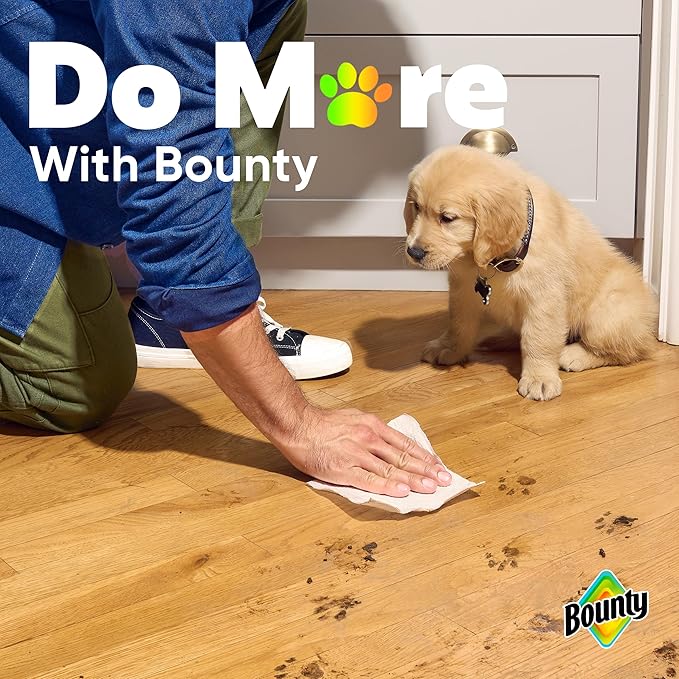 Bounty Select-A-Size Paper Towels, White, 2 Mega Rolls = 8 Regular Rolls