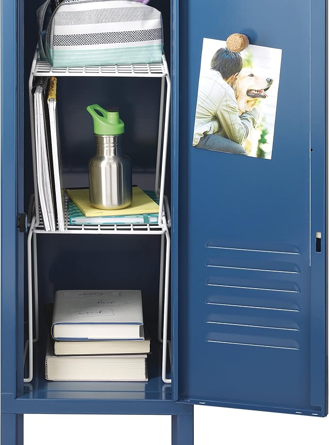 Whitmor Tall Stacking Shelf 12.88" White