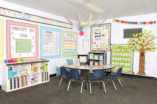 Teacher Created Resources Big Tree with Polka Dot Leaves Bulletin Board (TCR5435)