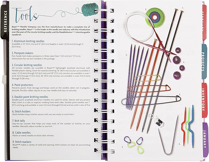 Boye BOY3616440000W 12 Month Planner Knitting