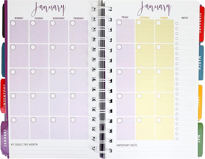 Boye BOY3616440000W 12 Month Planner Knitting