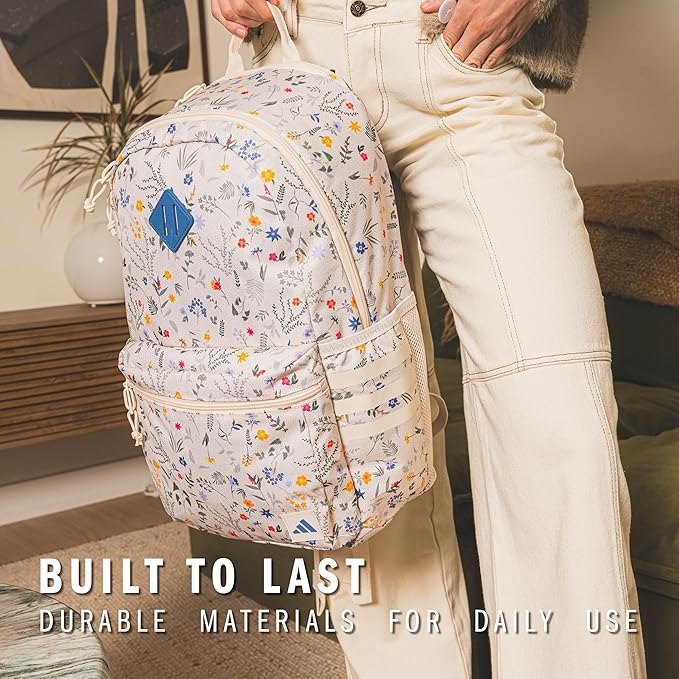 3-Stripe Classic backpack for men and women, bag with laptop sleeve