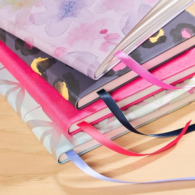 Erin Condren Print Softbound Productivity Notebook - 124 pages, 80 lb. of Premium Paper, College Ruled Lines, Checklist for List-Making - 5" x 8.25", Watercolor Leopard