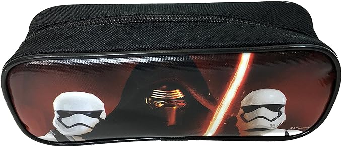 Disney Star Wars "The Force Awaken" Kylos and Storm Trooper Black Pencil Case Pouch Bag