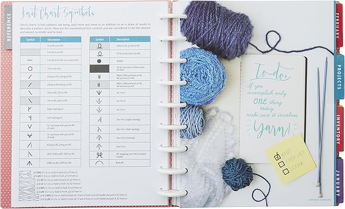 Boye BOY3616440000W 12 Month Planner Knitting