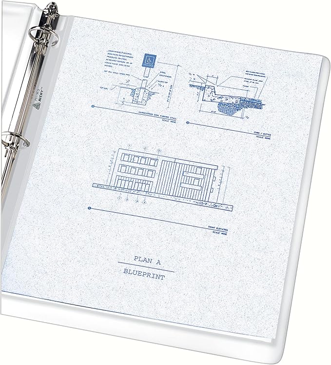 Avery Semi-Clear Economy Sheet Protectors, Top Load, 50 Document Protectors (74098)