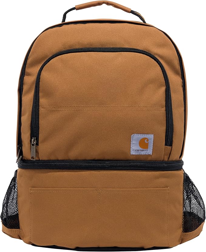 Mens Insulated 24 Can Two Compartment Cooler Backpack Backpack With FullyInsulated Cooler Base