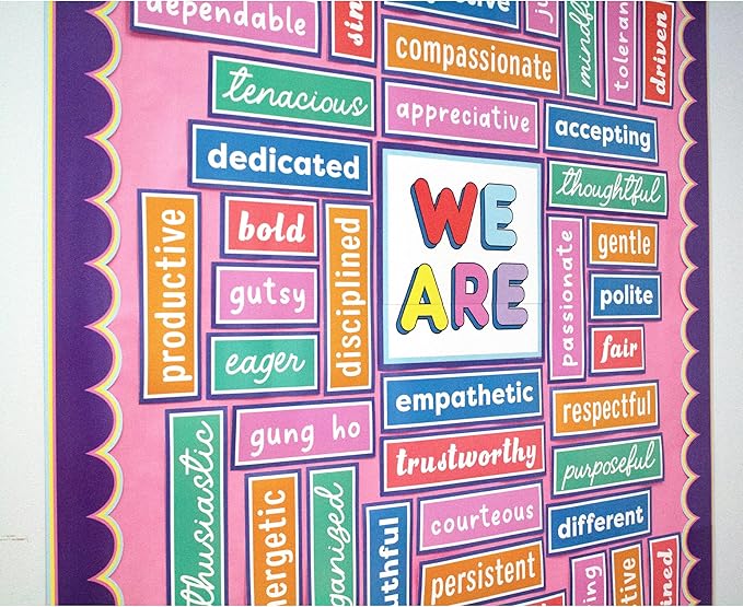 Carson Dellosa Education We Stick Together 52 pc Bundle Motivational Bulletin Board Set, Positive Affirmations and Reproducible Social Emotional Learning Activities, Growth Mindset Classroom Decor