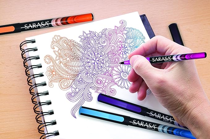Zebra Sarasa Fineliner Pen 0.8mm, Violet (66180)