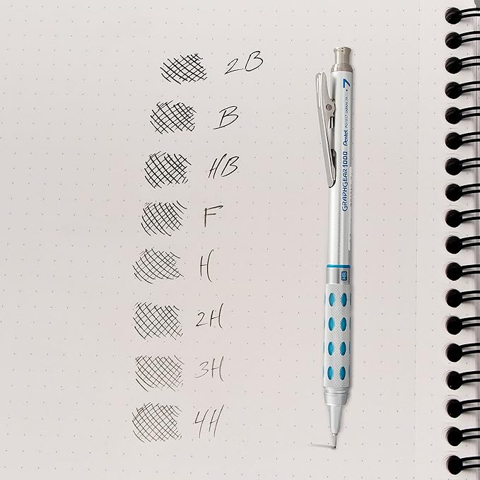 Pentel Super Hi-Polymer Lead Refills for Mechanical Pencils, 12 Leads Per Tube, HB Grade, 0.7mm, 2PC Pack