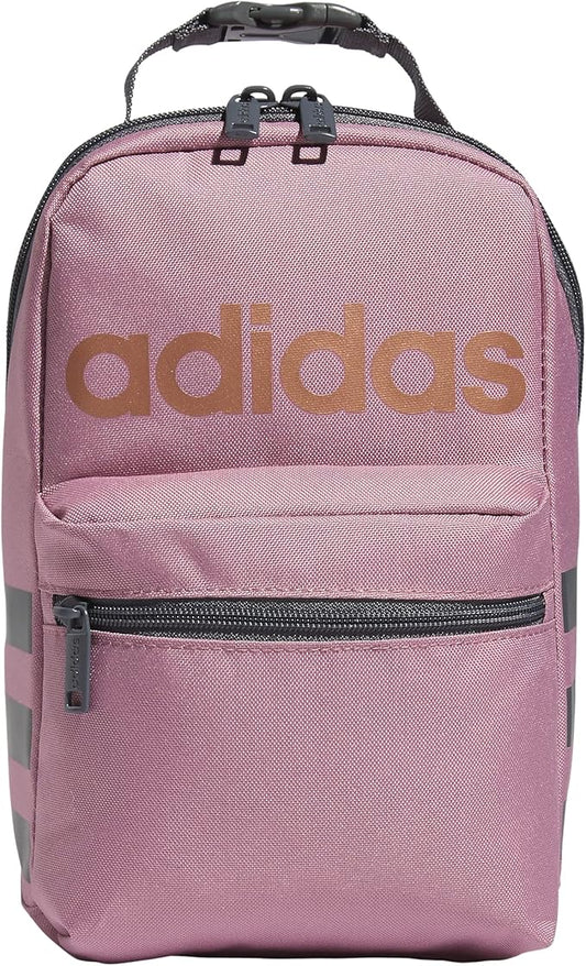 adidas Unisex Santiago Lunch Bag, Insulated School Food Container Box Discontinued, Wonder Orchid Purple/Rose Gold/2.0, One Size