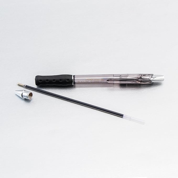 Pentel RSVP Super RT Ballpoint Pen, (1.0mm) Medium Line, Black Ink, Pack of 3 (BX480BP3A)
