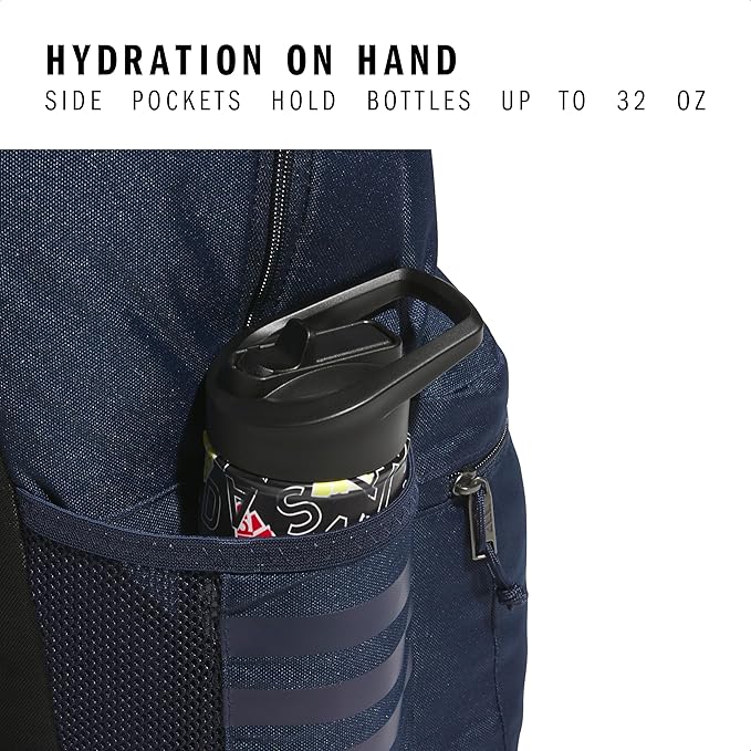 3-Stripe Classic backpack for men and women, bag with laptop sleeve