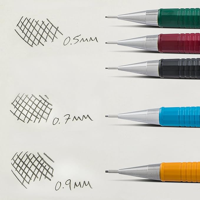 Pentel Sharp Automatic Pencil, (0.7mm), Blue Barrels, Pack of 2 (P207BP2-K6)