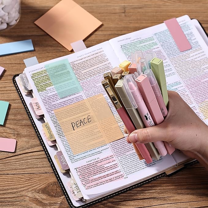 Mr. Pen- Bible Journaling Kit, 127 pcs, Bible Study Supplies, No Bleed Bible Highlighters and Pens No Bleed