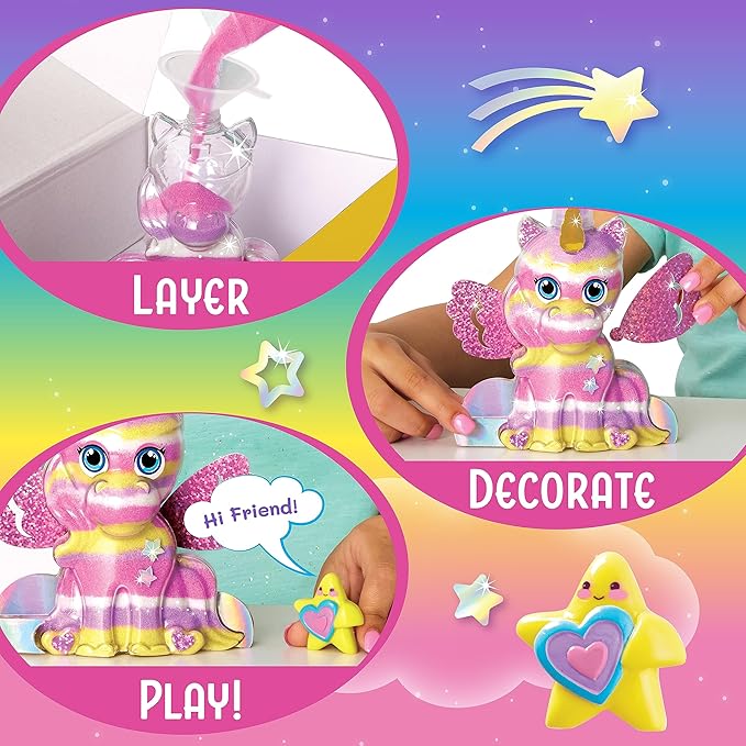Creativity for Kids Sand Art Kit: Unicorn - DIY Sand Art Kits for Kids, Easter Basket Stuffers & Unicorn Gifts for Girls, Arts and Crafts for Kids (Ages 6+)