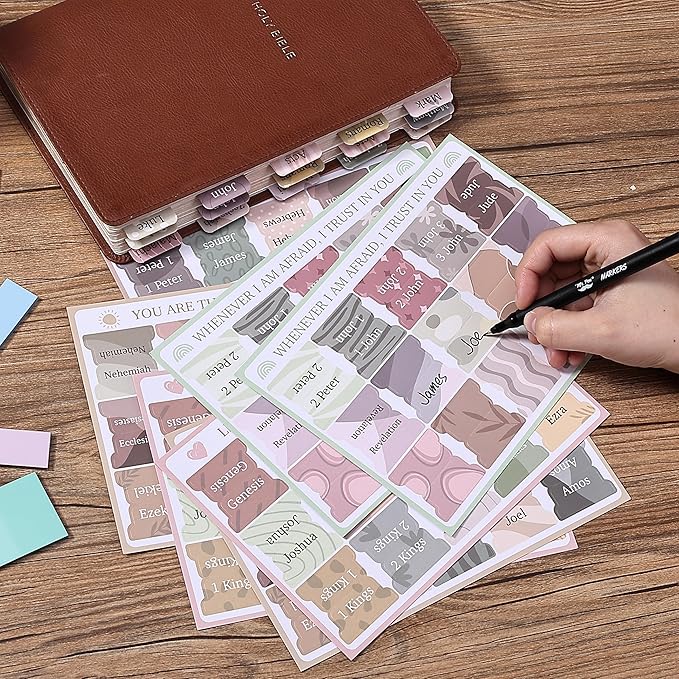 Mr. Pen- Bible Journaling Kit, 127 pcs, Bible Study Supplies, No Bleed Bible Highlighters and Pens No Bleed