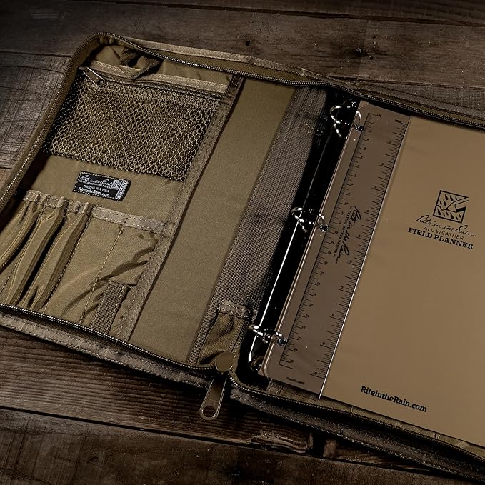 Rite In The Rain 9250T-MX Weatherproof Organizer Books Without Filler, 8 1/2 x 11, Tan