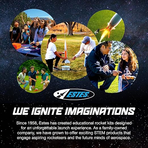 Estes 1751 Bulk Pack of 1751 Alpha III Rocket-Building Kits, Beginner Flying-Rocket-Model Kits for Ages 10+, Classroom Science Experiments