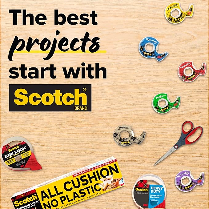3M Scotch Magic Tape, 1 Roll, 1/2" x 1296