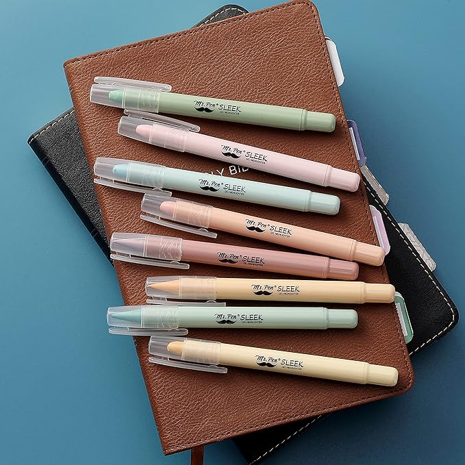 Mr. Pen- Gel Highlighter Set, 16 Pack, Assorted Colors, Bible Highlighters No Bleed Gift Set, No Bleed Highlighters