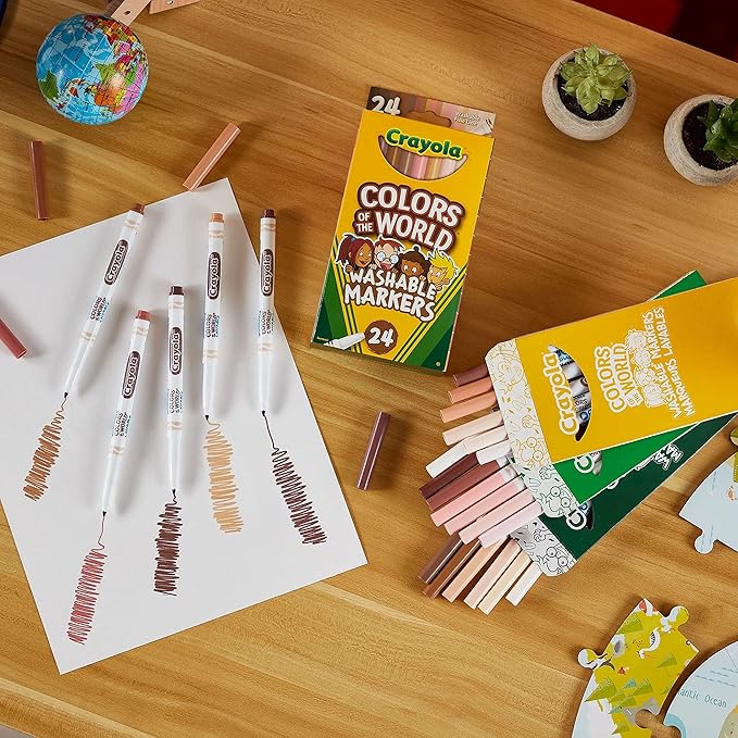 Crayola Colors of the World Markers 24 Count