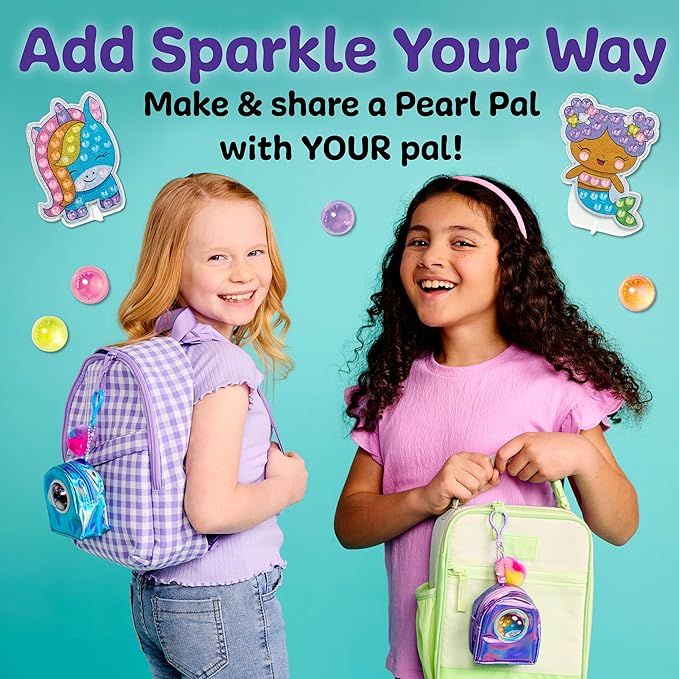 Creativity for Kids Bubble Gems Backpack Keychains - DIY Diamond Art Kits for Kids, Unicorn Toys for Girls, Gem Art Mermaid Gifts for Girls (Ages 6+)