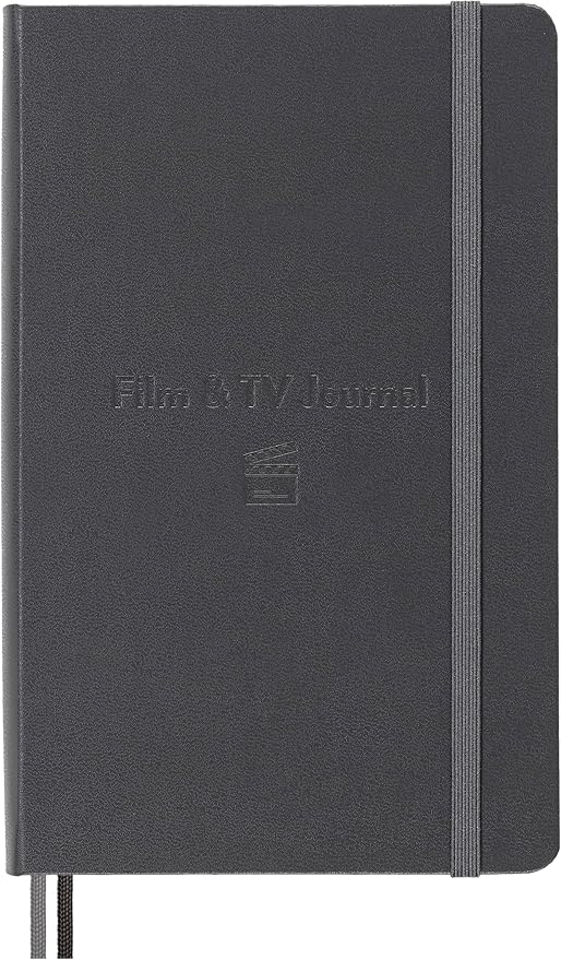 Moleskine Passion Journal, Film & TV, Hard Cover, Large (5" x 8.25") Black, 400 Pages