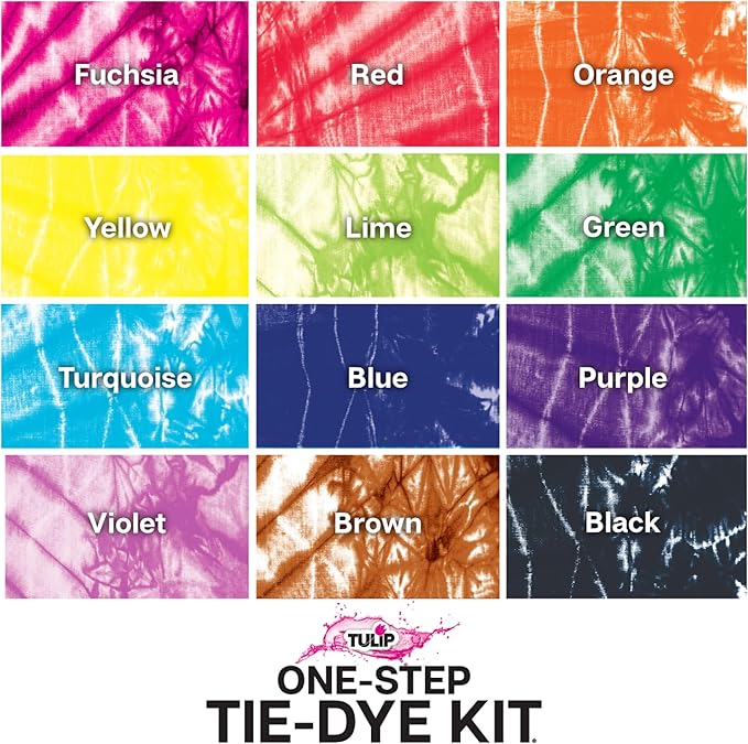 Tulip One Step Tie Dye Kit: Super Big 12 Colors