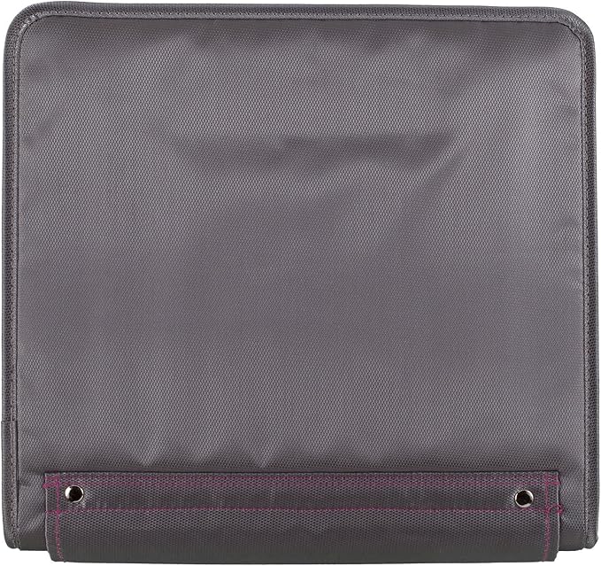 Five Star Sewn Zipper Binder, Fabric, 2 Inch 3 Ring Binder With 4 Inch Capacity, Assorted Colors, Color Selected For You, 1 Count (Pack of 1)