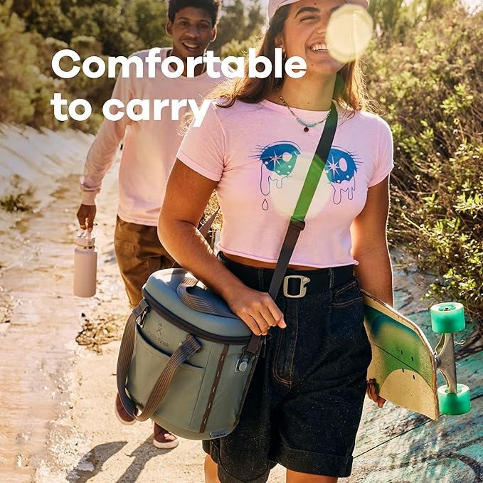 Hydro Flask Carryout Cooler - Insulated Portable Soft Cooler - 10 L Capacity in Oat