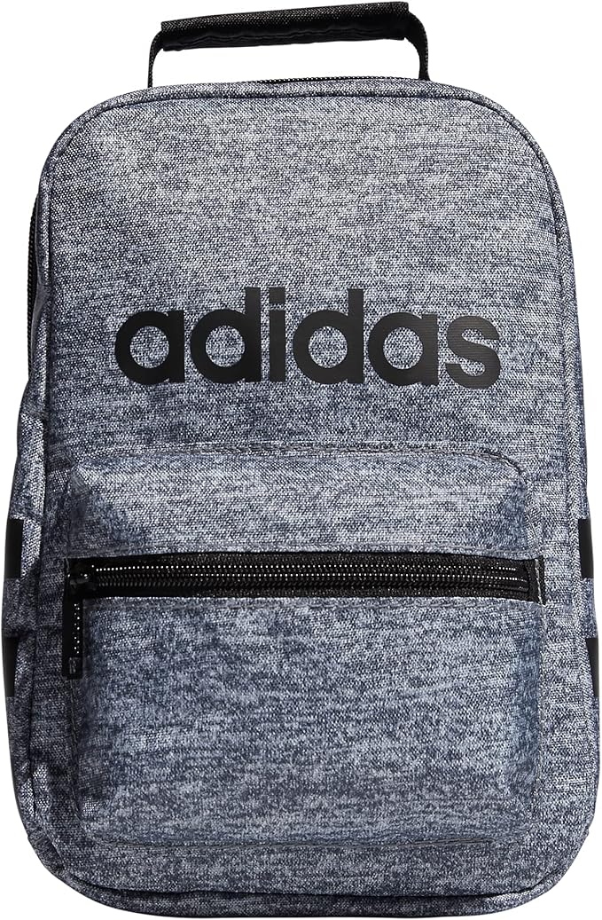 adidas Unisex Santiago Lunch Bag Cooler for Women and Men, Insulated Food Container Box with Mesh Pocket