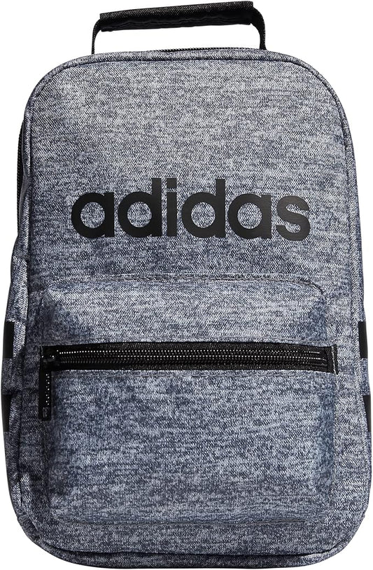 adidas Unisex Santiago Lunch Bag Cooler for Women and Men, Insulated Food Container Box with Mesh Pocket