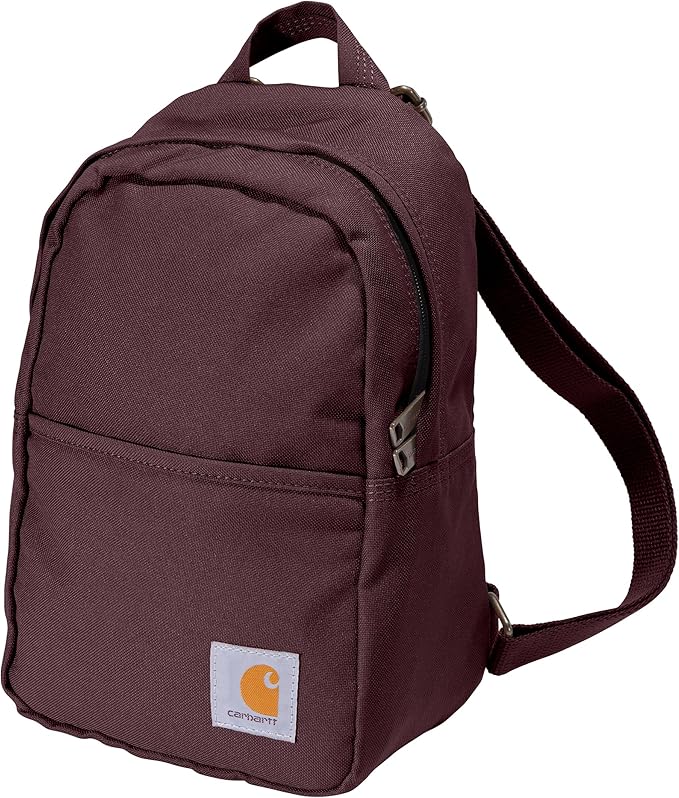Carhartt Classic Mini Backpack, Durable, Water-Resistant Backpack with Adjustable Shoulder Straps, Port