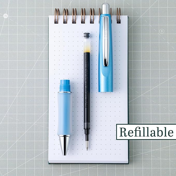 PILOT Dr. Grip Limited Refillable & Retractable Gel Pen, Fine Point, Black Ink, Single Pen - Ideal for School, Journaling & Office Writing