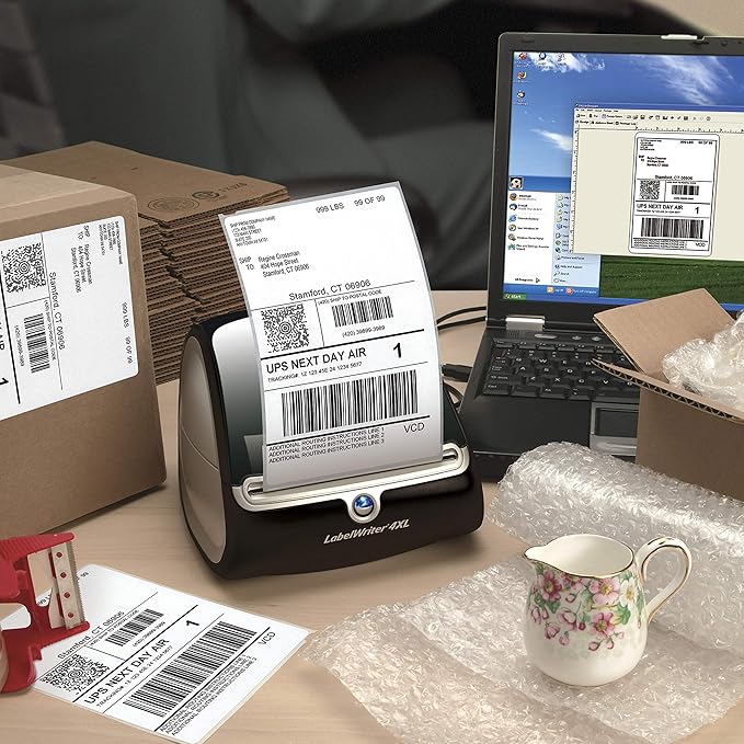Dymo LabelWriter 4XL Label Printer, Prints up to 10cm Wide Labels, USB Connected