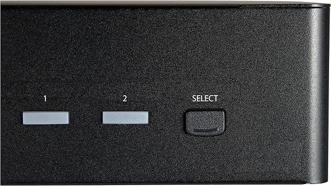 StarTech.com 2 Port Dual Monitor HDMI KVM Switch - 4K 60Hz Ultra HD HDR - Desktop 4K HDMI 2.0 KVM Switch with 2 Port USB 3.0 Hub (5Gbps) & 4X USB 2.0 HID, Audio - Hotkey Switching - TAA