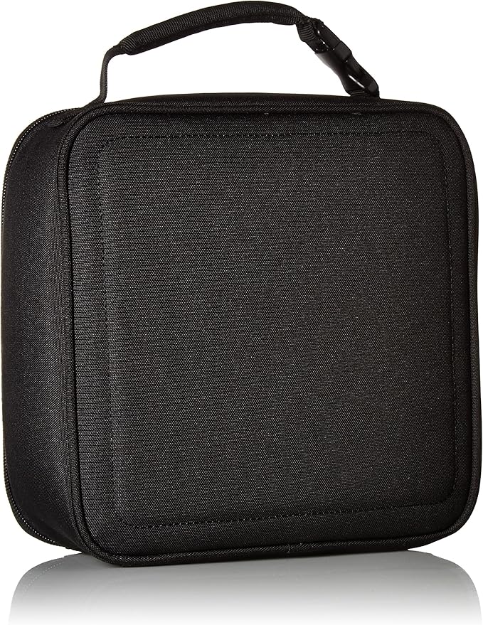 LEGO Lunch Bag, Durable and Insulated, with Mesh Pouch and Zip Compartment, Perfect for On-the-Go Meals, Black