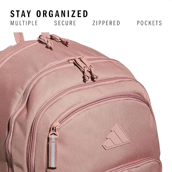 adidas Prime Backpack for Work, Travel Bag for Women and Men with Padded Compartment for Laptop